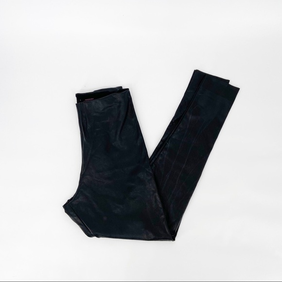 Commando Black Faux Leather Legging Size Large - Picture 2 of 6